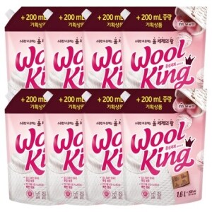 무궁화 울킹 중성세제 <b>울</b><b>샴푸</b> <b>울</b>세제 1.8Lx8개