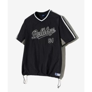���� BASEBALL SHORT-SLEEVE NYLON T-SHIRT BLACK/CHARCOAL 169388
