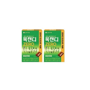 롯데제과 목캔디 제로 허브민트 38g (12개)