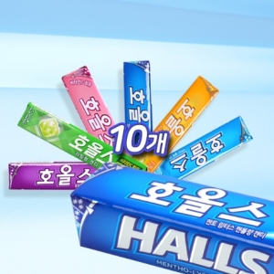 몬델리즈 호올스 HALLS  34g x10개 자몽향 허브캔디 홀스