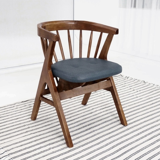 우아미가구 덱스터 원목 식탁 1400 (2번의자2개+벤치1개)_이미지