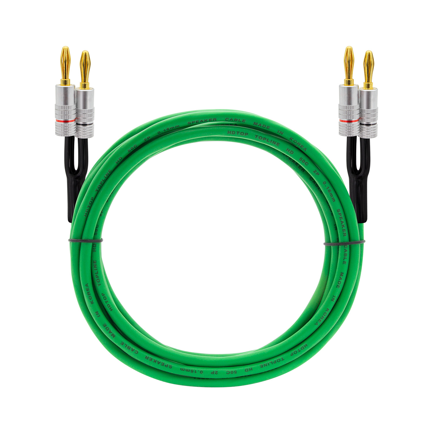 바나나플러그 50C 그린 스피커케이블
