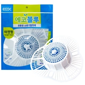 에코씨 에코블루 소변기 탈취제 타겟형 80g이미지입니다. 누르면 해당 게시물로 새창이동합니다.