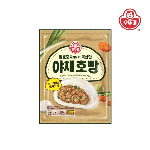 오뚜기 발효증숙 야채호빵 360g_이미지