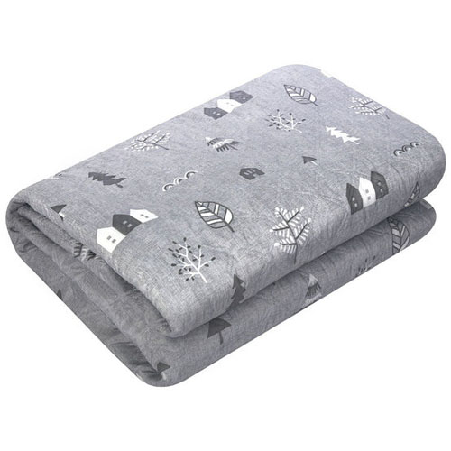 제이닉스 좋은자리 무자계 하우스윌 그레이 전기요 (중형, 100x180cm)_이미지