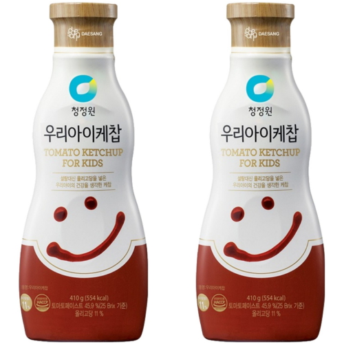 청정원 우리아이케찹 410g (2개)_이미지