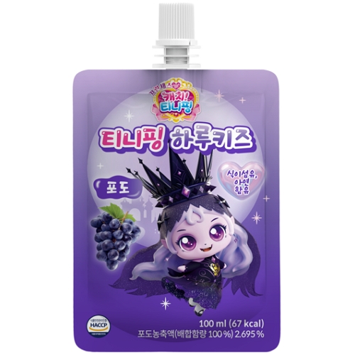 푸드웰 캐치티니핑 하루키즈 포도 100ml (1개)_이미지
