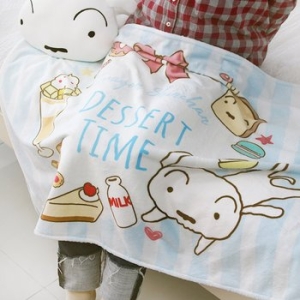 짱구는못말려 디저트타임 블랭킷 담요 흰둥이 - 594974_이미지