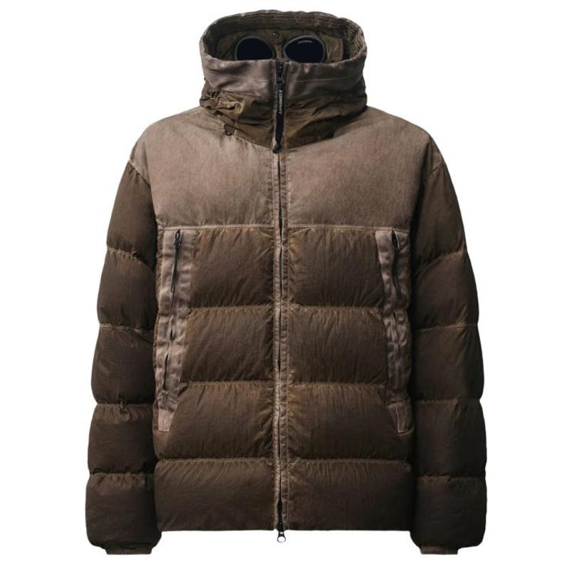 고글 후드 패딩 재킷 21CMOW115A 006369SR20