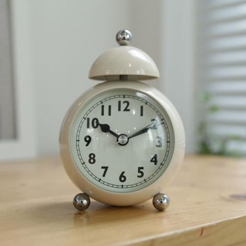 더블에스몰  프로방스 원벨 알람탁상시계 아이보리    집시계 예쁜시계 인테리어용품 집꾸미기