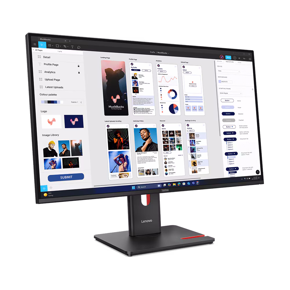 레노버 ThinkVision T32UD-40 64B0GAR1KR_이미지