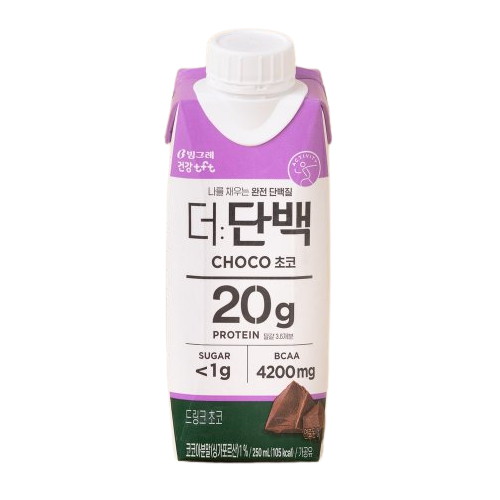 빙그레 더단백 드링크 초코 250ml (5개)