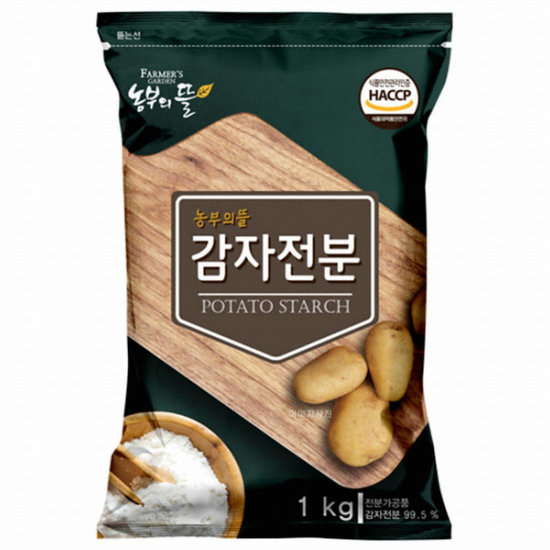 농부의뜰 감자전분 1kg (1개)