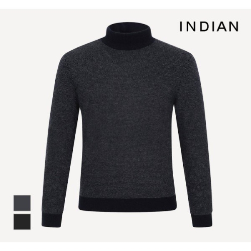 인디안 울캐시혼방 솔리드 하프넥 니트-MITBH3W9151 42043_MITBH3W9151