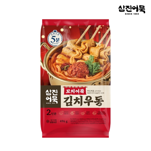 꼬치어묵김치우동 496g