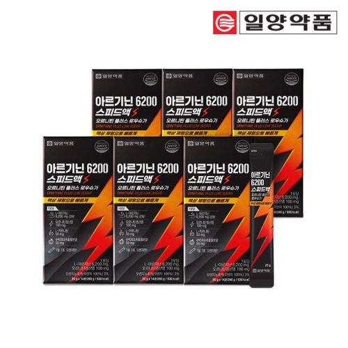  일양약품 아르기닌 6200 스피드액 14포 [6개]
