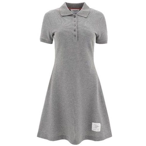 톰브라운 테니스 플레어 원피스 FJD097A 00050 (055, 그레이)_이미지