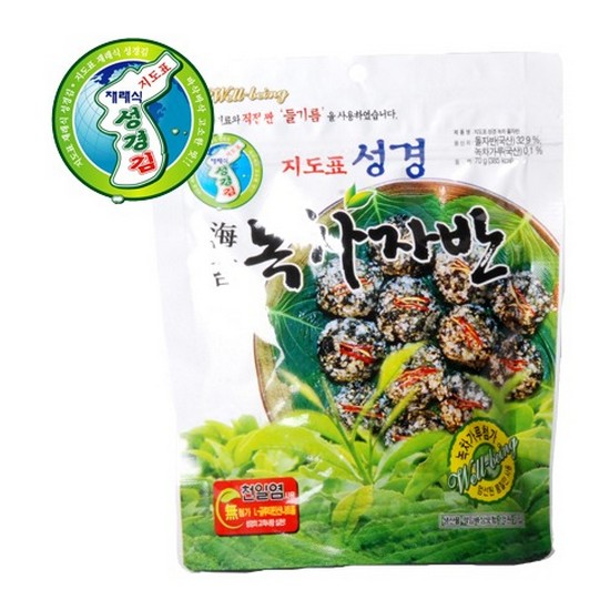 성경식품 지도표성경김 녹차 자반 70g (20개)_이미지