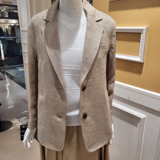 수인터내셔날 BCBG 모멘토 린넨 자켓 B4B4J127