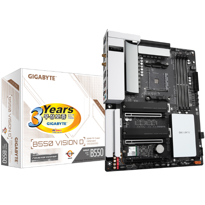 GIGABYTE B550 VISION D �Ǿ���Ʈ