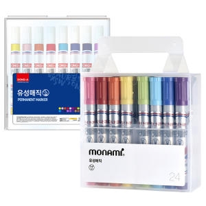 모나미 유성매직 세트 (24색)_이미지