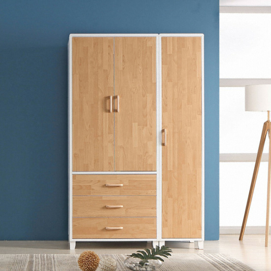 로쏘 노블랑 3단서랍형 옷장세트 1200_이미지