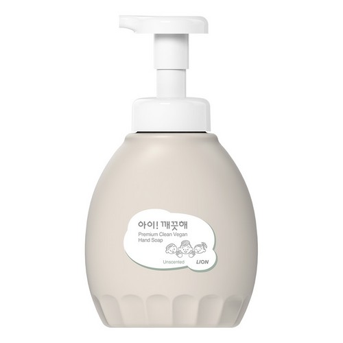 아이깨끗해 프리미엄 클린 비건 핸드솝 무향 450ml (5개)_이미지