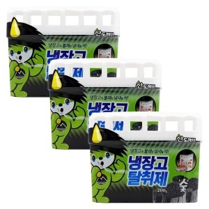 산도깨비 냉장고 탈취제 숯 200g (3개)