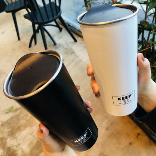 포유아이엔씨 4YOU  KEEP 클래식 진공단열 컵 텀블러 473ml 스테인레스 텀블