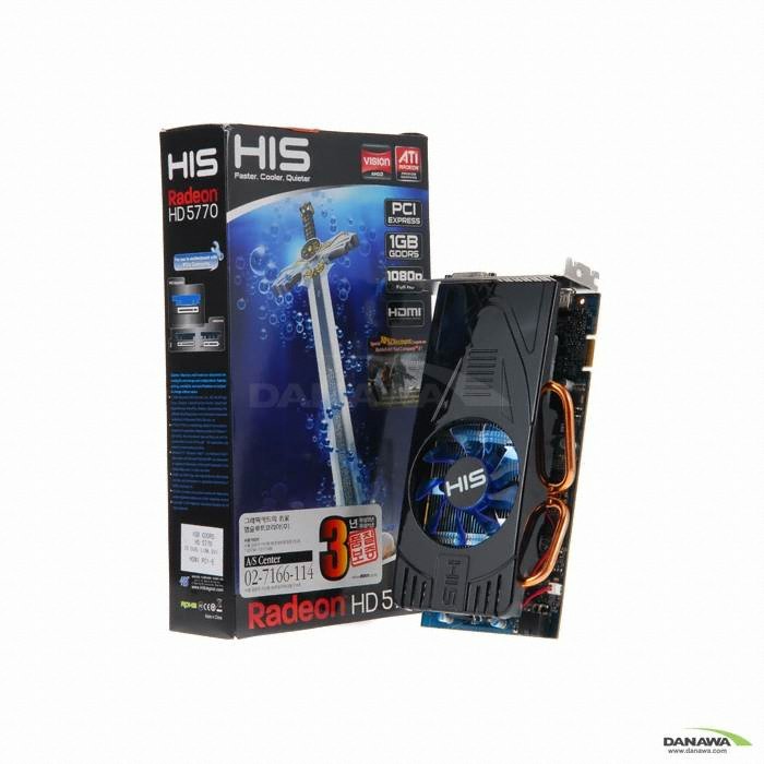HIS 라데온 HD 5770 Eyefinity D5 1GB_이미지