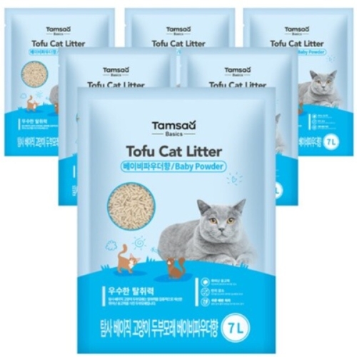 탐사 베이직 고양이 두부모래 베이비파우더 2.8kg이미지입니다. 누르면 해당 게시물로 새창이동합니다.