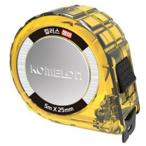 코메론 컬러스쟁이줄자 KMC-25CVT (5m) (1개)_이미지