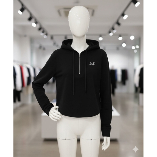 무센트 MUCENT 레븐 와플 니트 하프 집업 2컬러 436481