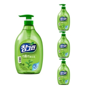 참그린 기름기 뽀드득 레몬녹차 1kg (965ml) (4개)_이미지