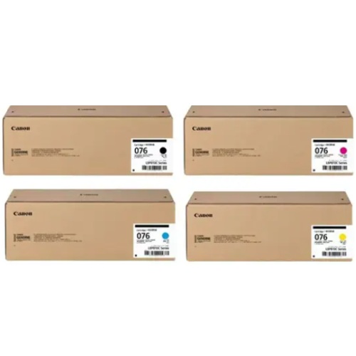 Canon 정품 CRG-076 BK, CRG-076 C, CRG-076 M, CRG-076 Y 4색 세트
