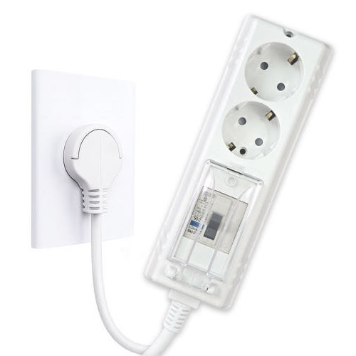 서울전기 제로갭 2구16A 배선차단 고용량 슬림멀티탭 (3m)_이미지