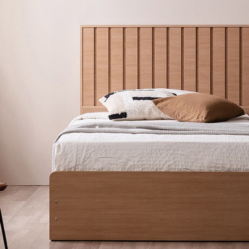 삼익가구 아벨라 프리미엄 빅수납 호텔 LED침대 K+협탁 (매트별도)_이미지