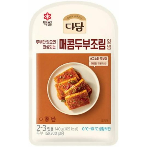CJ제일제당 다담 매콤 두부조림양념 140g