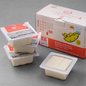 한둘 무농약콩으로 만든 한끼 두부 찌개용 120g (6개)_이미지