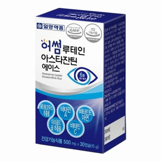 일양약품 어썸 루테인 아스타잔틴 에이스 30캡슐 (4개)_이미지