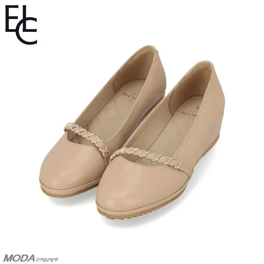 엘칸토 경량 쿠션 경량 웨지 여성 펌프스 1XWD69XZ_GN_이미지