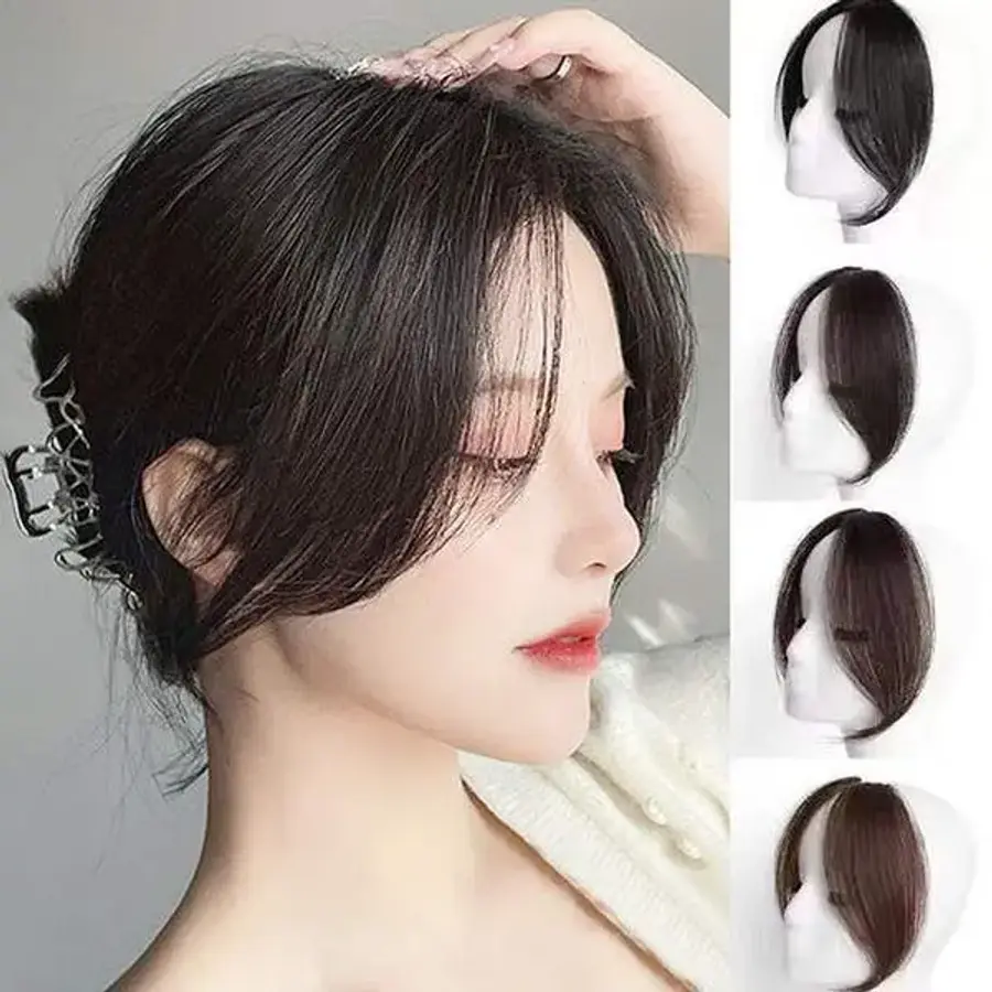 994WRP90 볼륨 사이드뱅 헤어피스 손쉬운 사용 부분가발