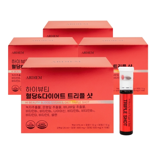 아르디엠 하이뷰티 혈당 & 다이어트 트리플샷 15병 (4개)_이미지