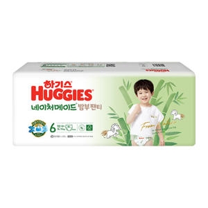 하기스 2023 네이처메이드 밤부 팬티형 6단계-남아용 (38매)_이미지