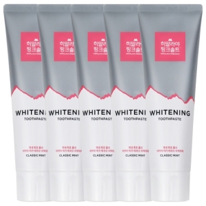 페리오 히말라야 핑크솔트 화이트닝 클래식민트 치약 120g (5개)