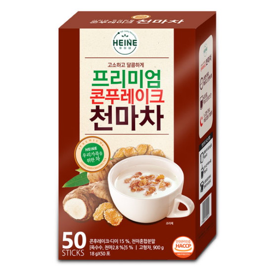 구일종합식품 하이네 프리미엄 콘푸레이크 천마차 50T (2개)