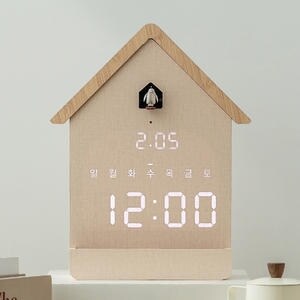 지성아이엔씨 플라이토 와이파이 뻐꾸기 인테리어 <b>LED</b> <b>벽시계</b>