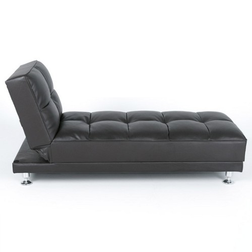 에보니아 고디바 B형 가죽 소파베드 1인용