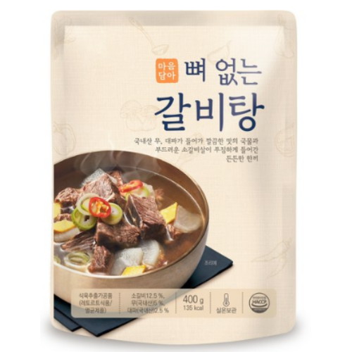 마음담아 뼈없는 갈비탕 400g