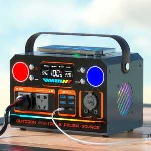파워뱅크  220V 올인원 인산철 80만mah 리튬 배터리 1000W 차박-04.600W95만mAh1050wh